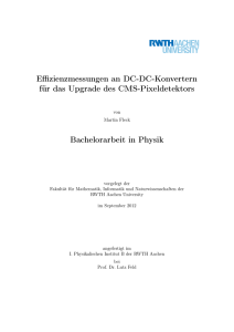 Bachelorarbeit - Server der Fachgruppe Physik der RWTH Aachen