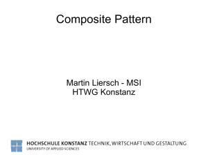 Composite Pattern - an der HTWG Konstanz