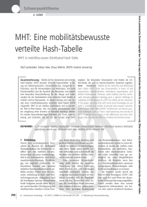 MHT: Eine mobilitätsbewusste verteilte Hash