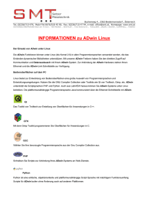 Jäger ADwin-Linux: deutsch