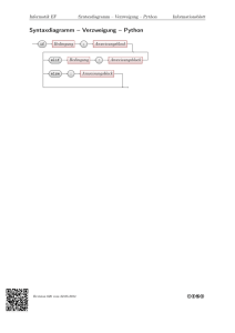 Syntaxdiagramm – Verzweigung – Python