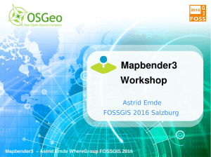 Mapbender3 – Astrid Emde WhereGroup FOSSGIS