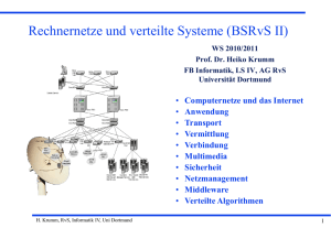 Betriebssysteme, Rechnernetze und verteilte Systeme II (BSRvS II)