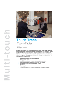 Tracs Touch Tisch Information 2015
