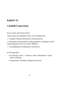 Kapitel 16 Cardelli