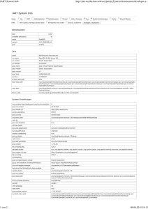 JART System Info