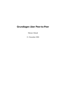 Grundlagen über Peer-to-Peer