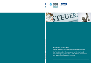 BDI/KPMG-Studie 2009 - Bundesverband der Deutschen Industrie eV
