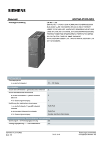 Datenblatt 6GK7343-1CX10-0XE0