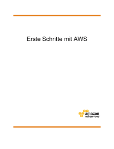 Erste Schritte mit AWS