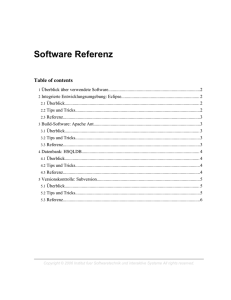 Software Referenz