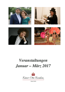 Veranstaltungskalender Januar - März 2017 - Kaiser-Otto
