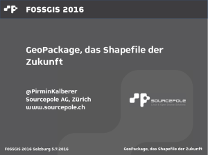 GeoPackage, das Shapefile der Zukunft