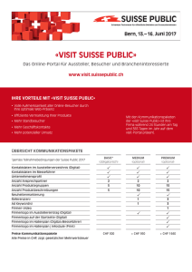 «VISIT SUISSE PUBLIC»