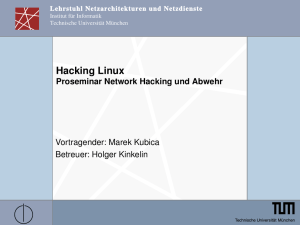 Hacking Linux