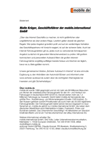 Malte Krüger, Geschäftsführer der mobile.international GmbH