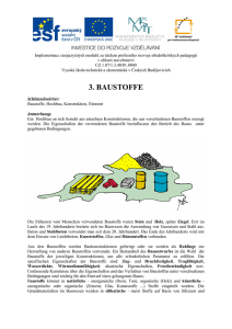 3. baustoffe - Vysoká škola technická a ekonomická v Českých