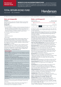 TOTAL RETURN BOND FUND