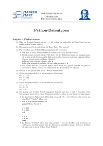 Python-Datentypen