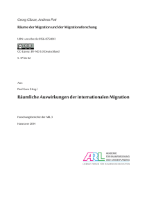 Räume der Migration und der Migrationsforschung