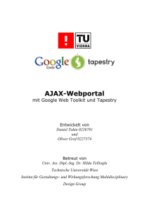 AJAX-Webportal - Institut für Gestaltungs