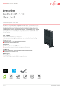 Datenblatt Fujitsu FUTRO S700 Thin Client