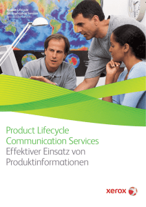 Product Lifecycle Communication Services Effektiver Einsatz