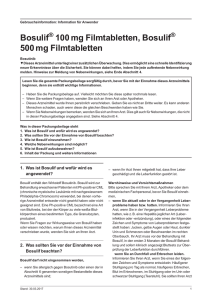 Bosulif ® 100 mg, 500 mg Filmtabletten