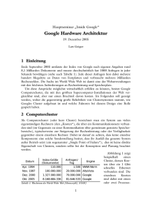 Hauptseminar: Inside Google