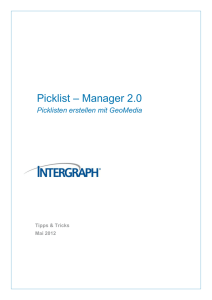 Picklist – Manager 2.0