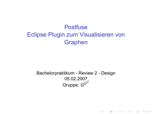 Postfuse Eclipse Plugin zum Visualisieren von Graphen