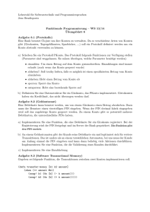 WS 13/14 ¨Ubungsblatt 8 - Softwaretechnik und Programmiersprachen