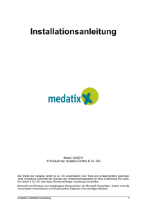 medatixx Installationsanleitung
