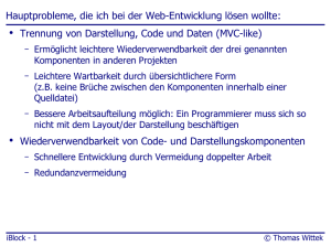 Hauptprobleme, die ich bei der Web-Entwicklung - CPAN