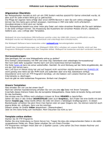 Hilfedatei zum Anpassen der Webspelltemplates