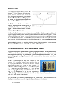 Wir messen digital - G. Heinrichs` Homepage