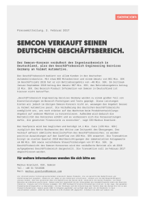 semcon verkauft seinen deutschen geschäftsbereich.