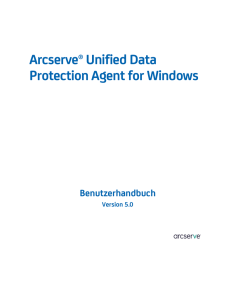 Arcserve Unified Data Protection Agent for Windows