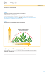 Pflanzenernährung Arbeitsblätter - Verband der Chemischen Industrie