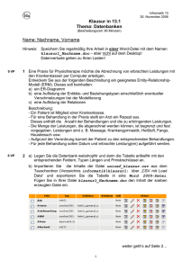 Datenbanken - lehrer.uni