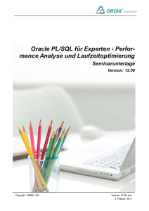 Oracle PL/SQL für Experten - Performance Analyse und