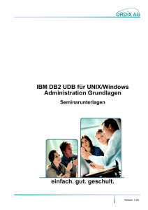 IBM DB2 UDB für UNIX/Windows Administration Grundlagen einfach
