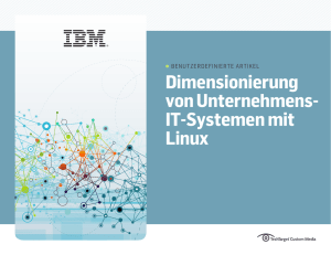 Dimensionierung von Unternehmens- IT-Systemen mit Linux