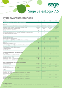 Sage SalesLogix 7.5