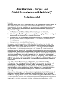 „Bad Wurzach – Bürger- und Gästeinformationen (mit Amtsblatt)“