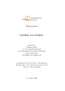 Labeling von Graphen - Infosun