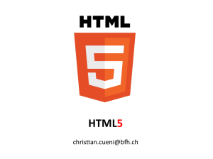 HTML5 - Zumbrunn