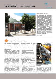 OTTO Newsletter 09-2014 - Otto Vision Technology GmbH