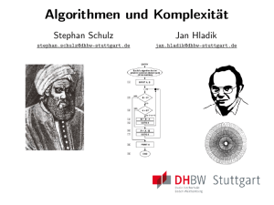 Algorithmen und Komplexität