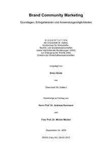 Vorlage Dissertation - Universität St.Gallen